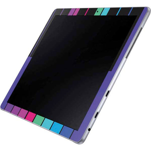 Color Piano Keys Galaxy Book 12in Skin